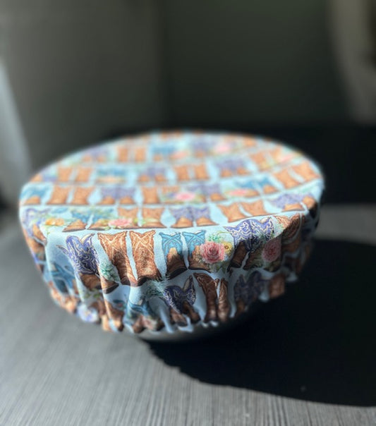 Reversible Cotton Bowl Cover - The Ranch Collection