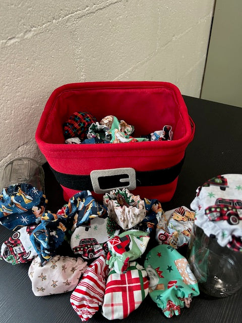 Assorted Holiday Jar Covers