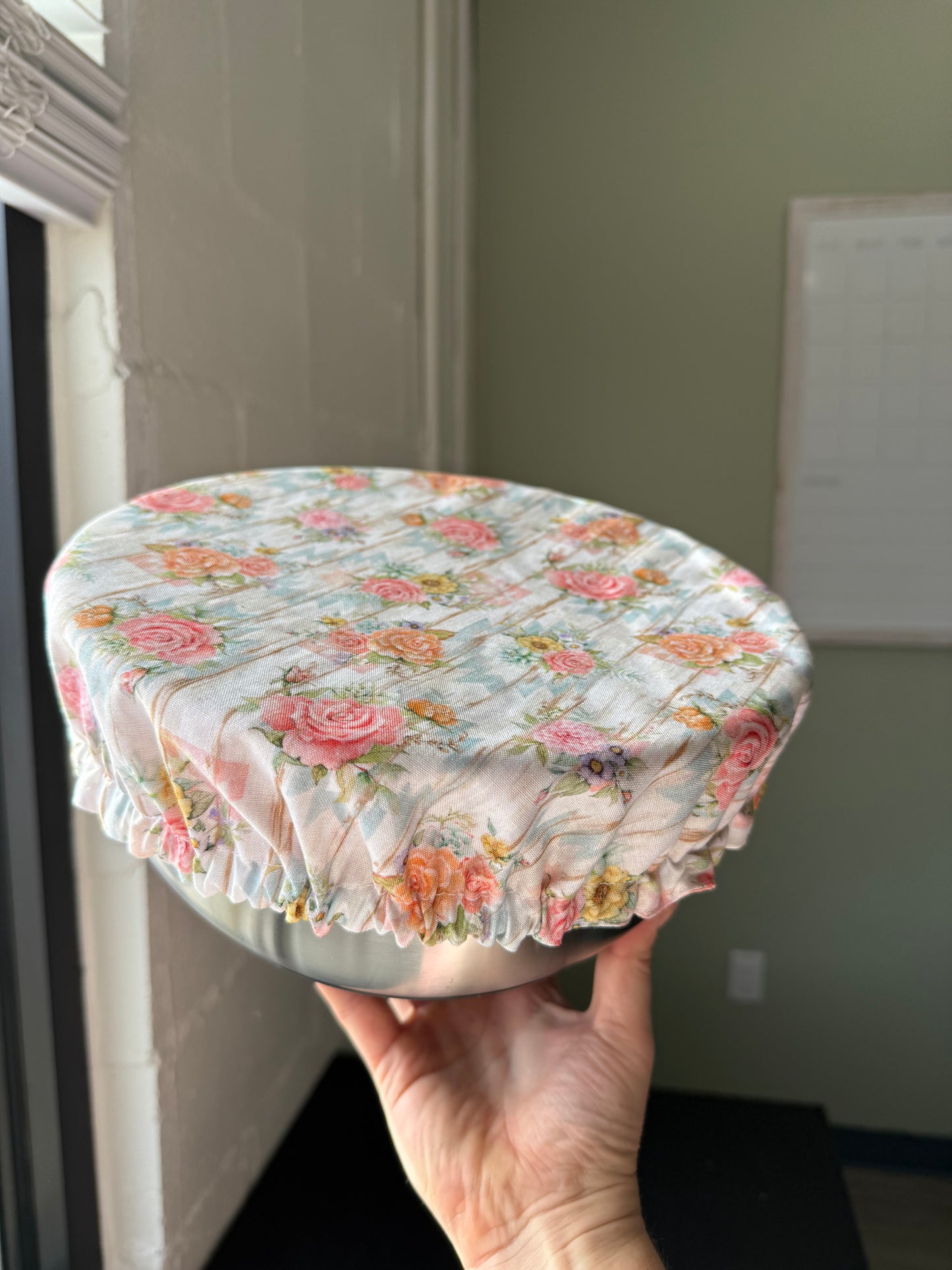 Spring Floral Bowl Cover