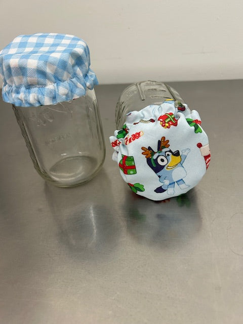 Bluey Christmas Jar Cover 🩵