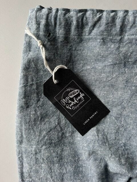 Handcrafted Linen-Cotton Bread Bag – Freshness Meets Style