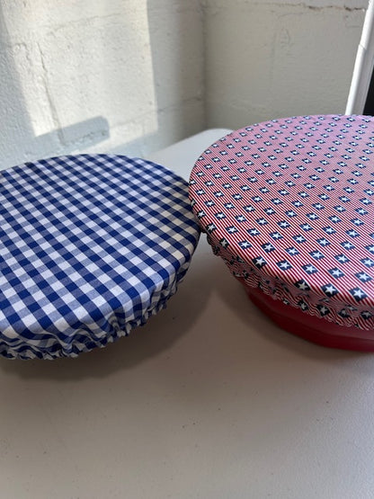 Americana Stars & Stripes Bowl Cover | Reversible Sourdough Cover