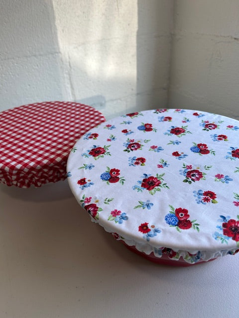 Americana Floral Bowl Cover | Reversible Sourdough Cover