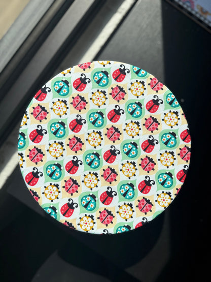 Ladybug Picnic Bowl + Jar Cover Set