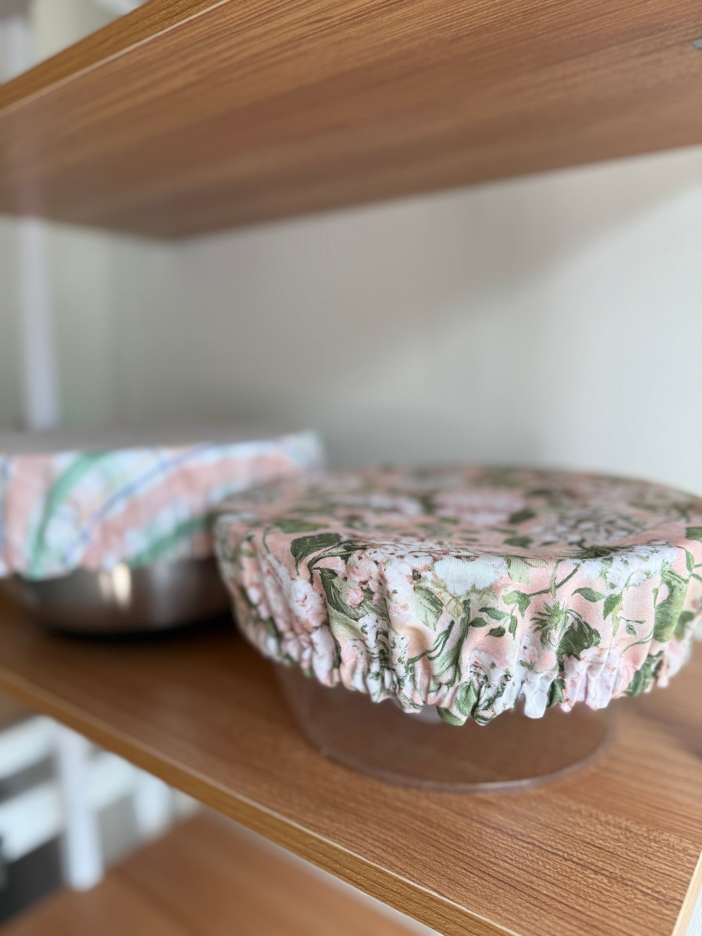 Pink Hydrangea Sourdough Bowl Cover