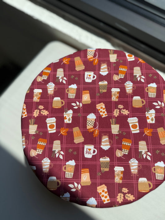 Pumpkin Spice Latte Bowl + Jar Cover Bundle | Dark Roast