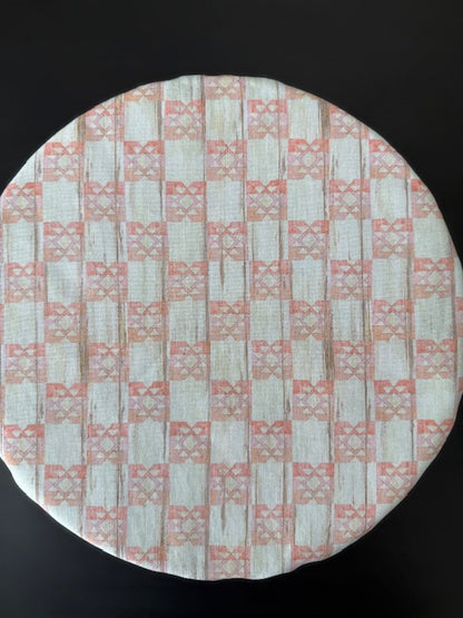 Reversible Cotton Bowl Cover -Farmhouse Frame Bowl Cover