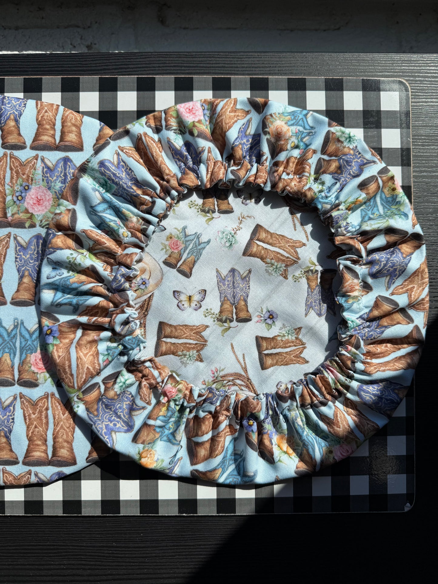 Reversible Cotton Bowl Cover - The Ranch Collection