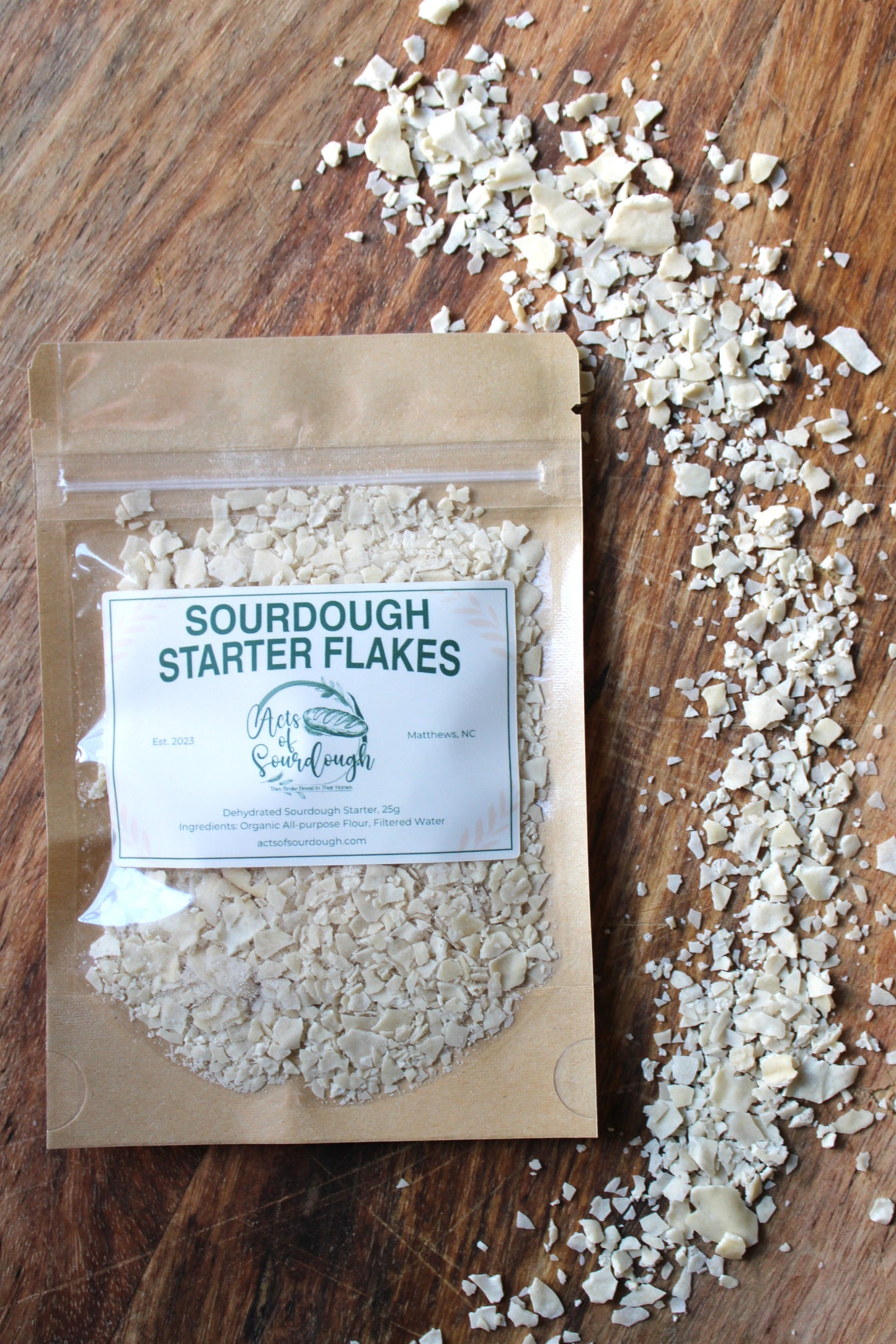 Sourdough Starter Flakes