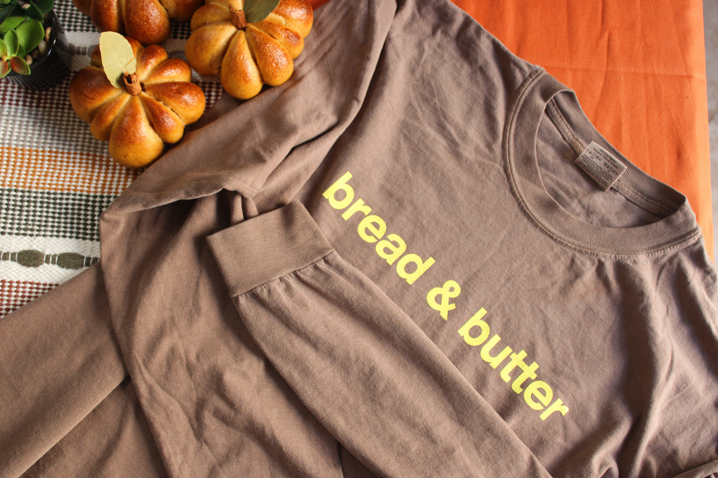 bread & butter Comfort Colors Long Sleeve Tee