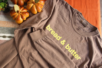 bread & butter Comfort Colors Long Sleeve Tee
