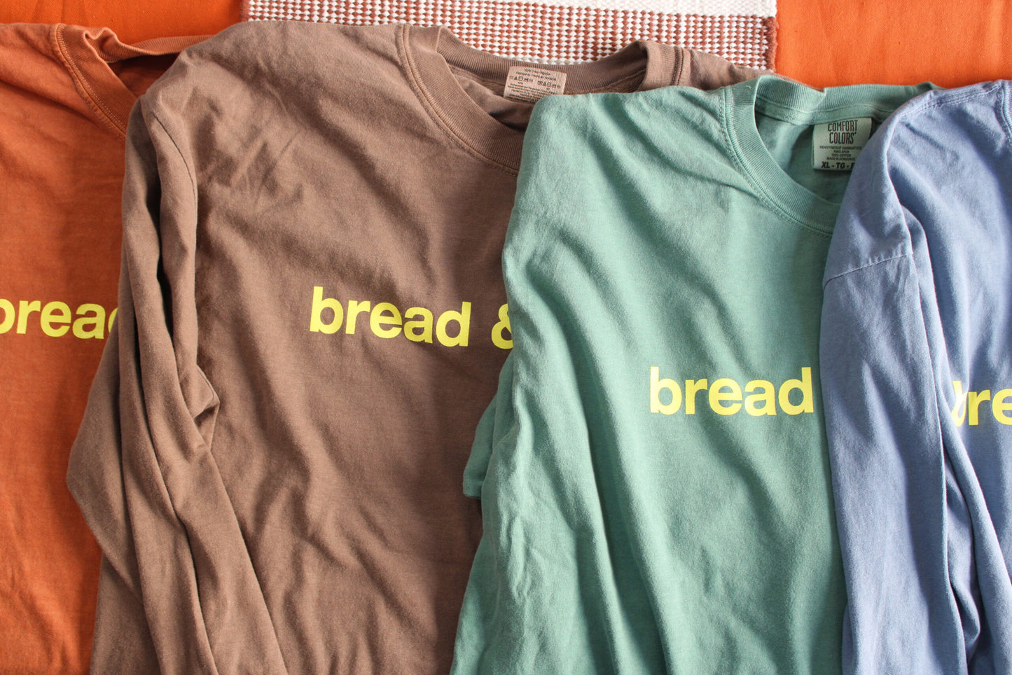 bread & butter Comfort Colors Long Sleeve Tee