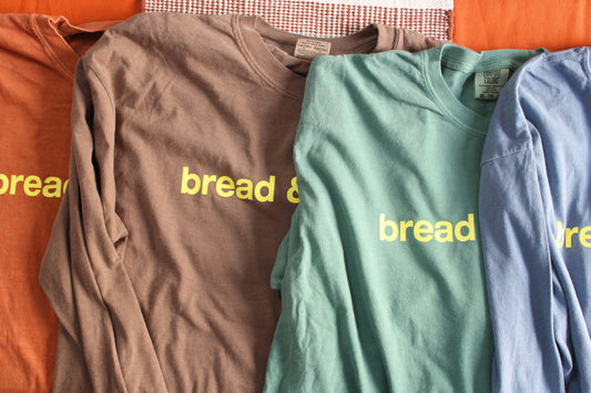 bread & butter Comfort Colors Long Sleeve Tee