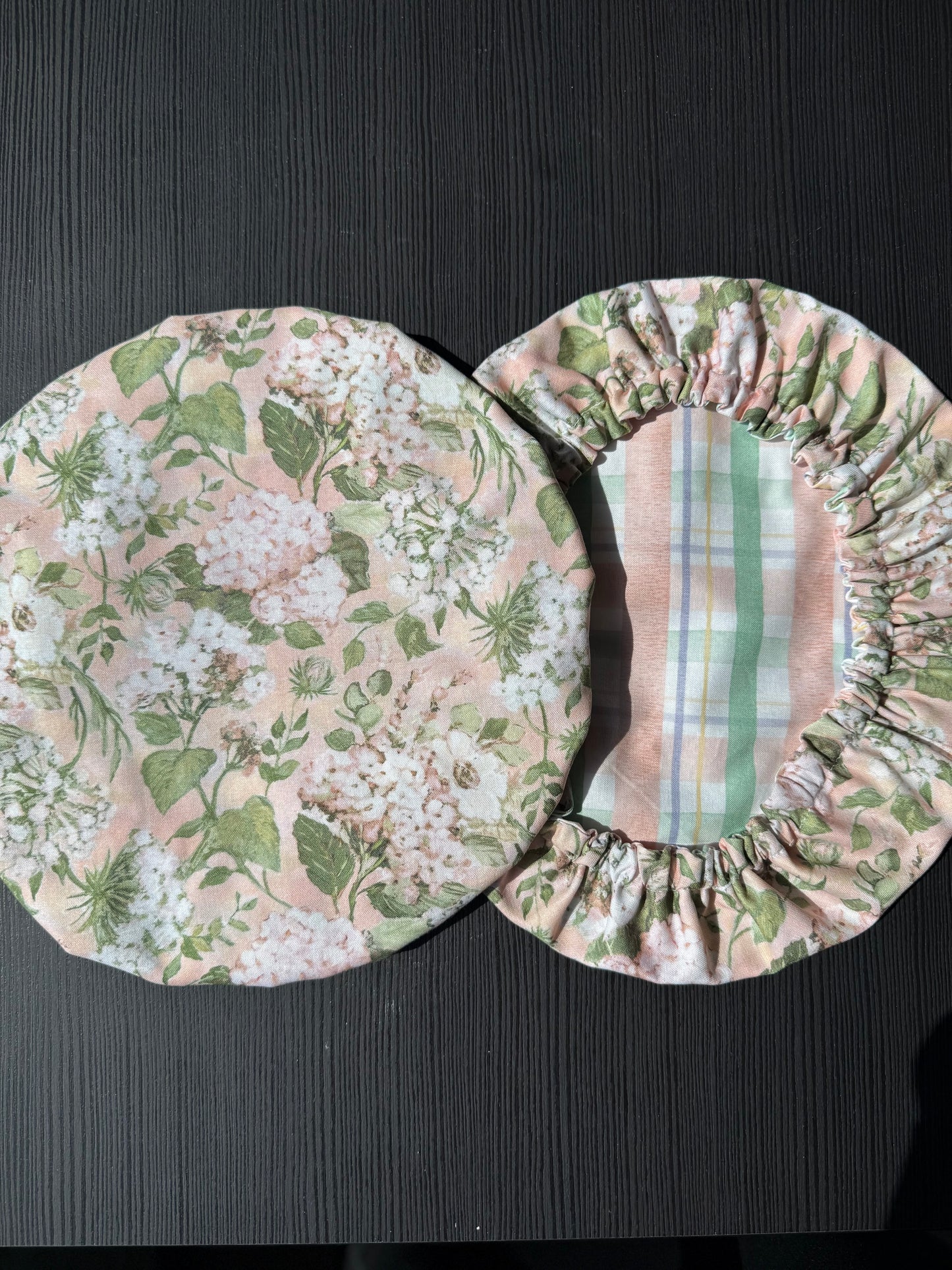 Pink Hydrangea Sourdough Bowl Cover