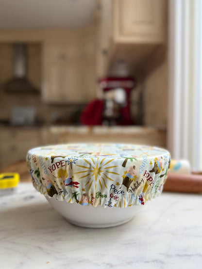 Away in a Manger Reversible bowl cover