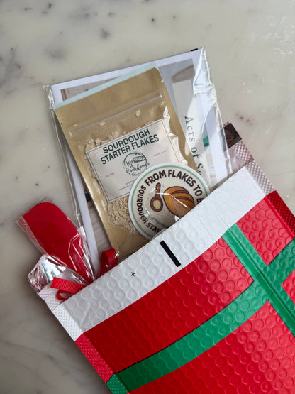 Christmas Beginner Kit — Sourdough Starter + Tools