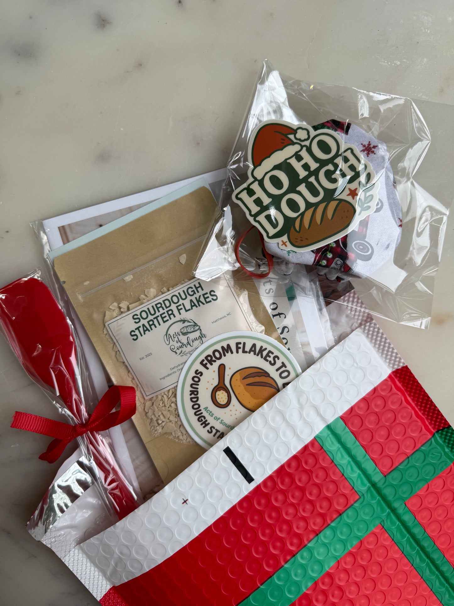 Christmas Beginner Kit — Sourdough Starter + Tools