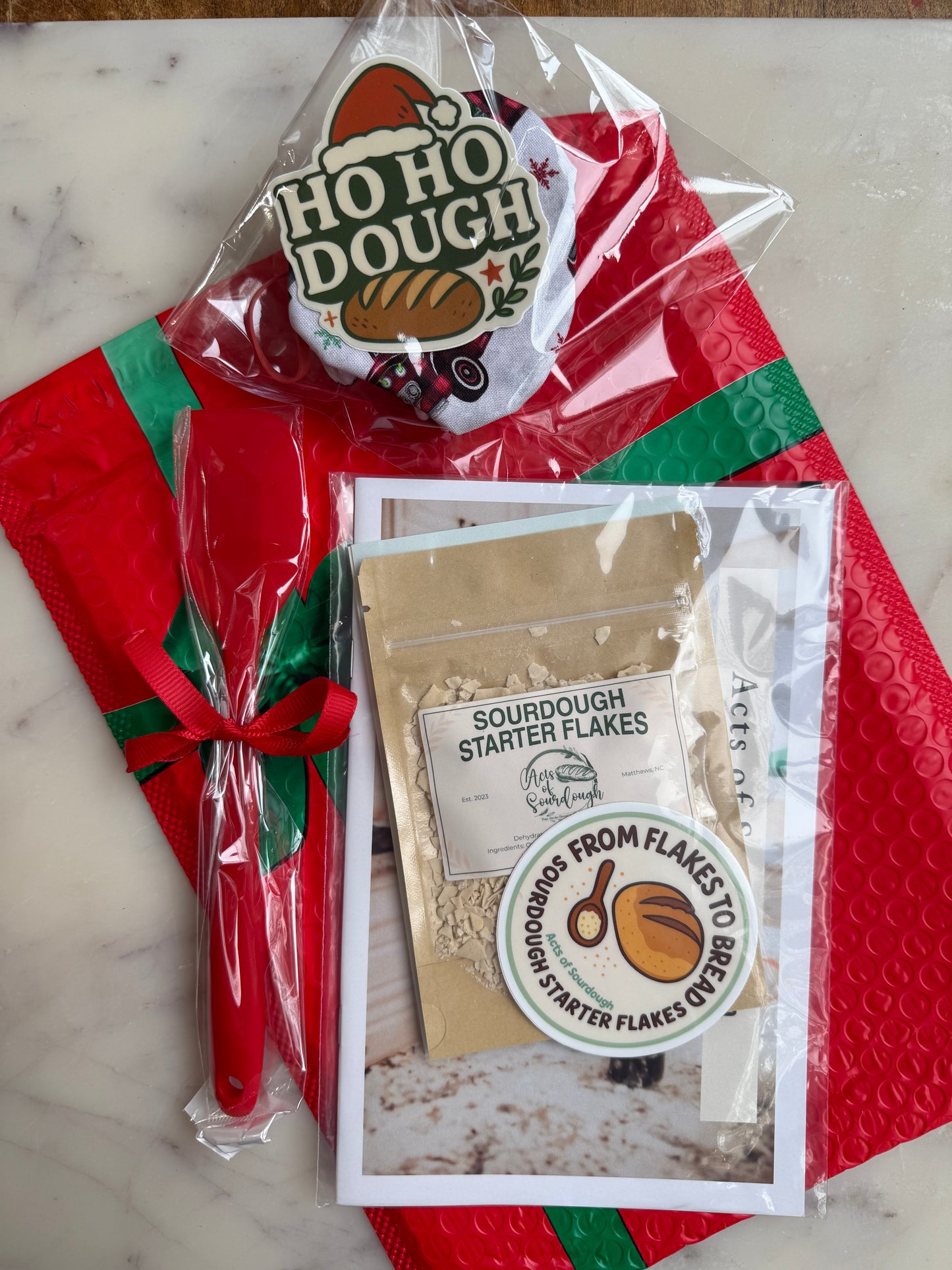 Christmas Beginner Kit — Sourdough Starter + Tools