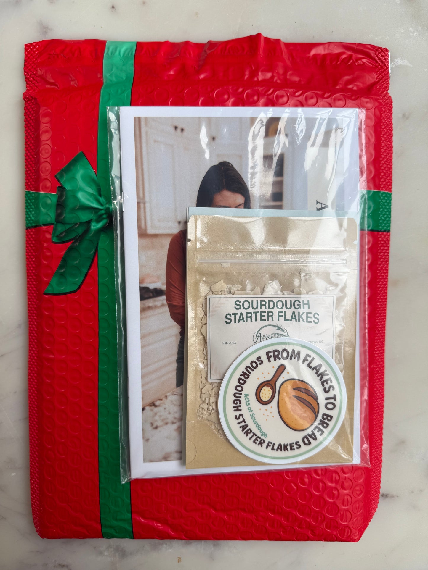 Christmas Beginner Kit — Sourdough Starter + Tools