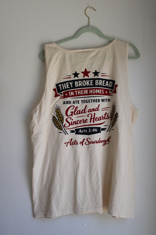 Americana Acts 2:46 Comfort Colors Tank Top
