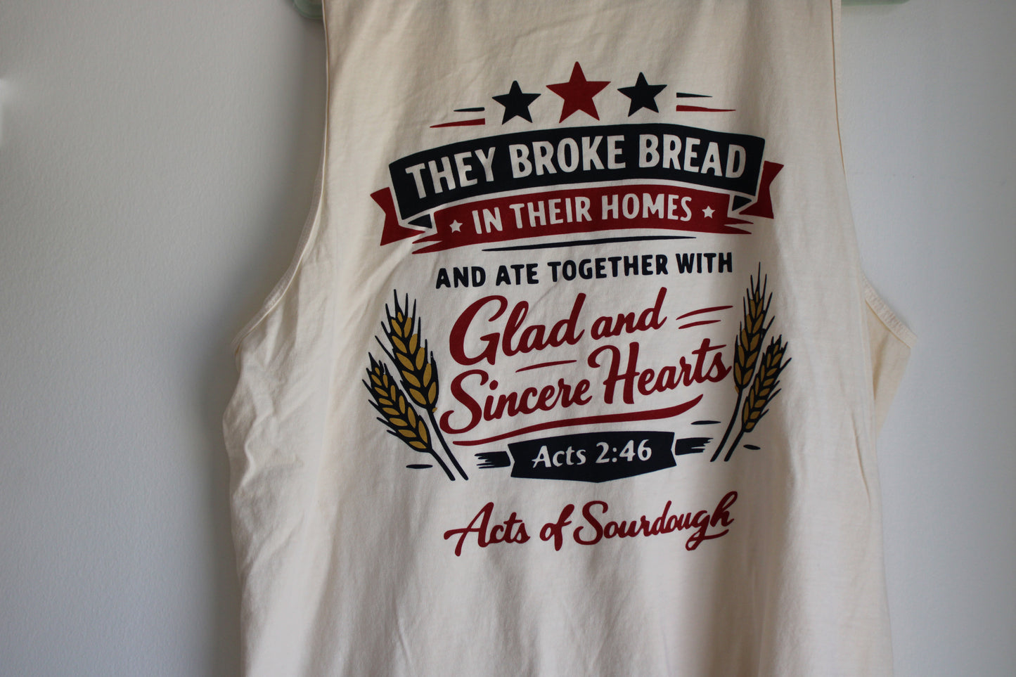 Americana Acts 2:46 Comfort Colors Tank Top