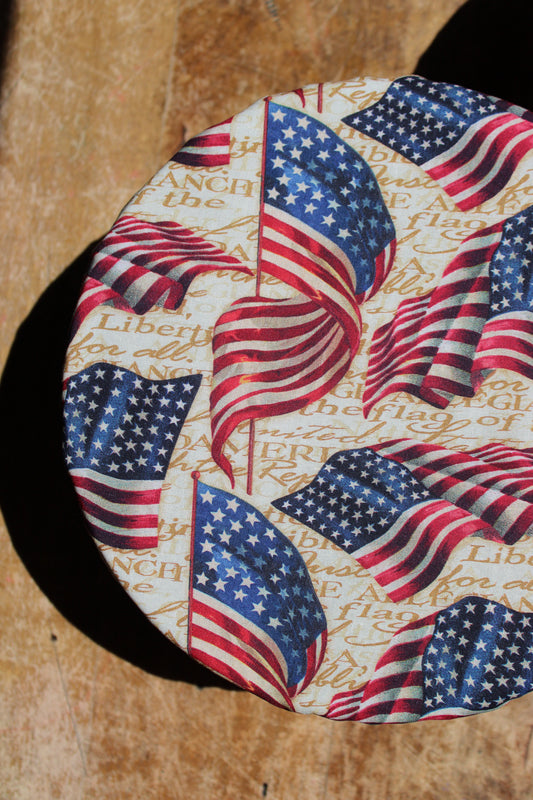 Americana Pledge of Allegiance Reversible Bowl Cover