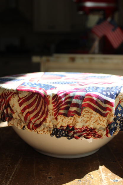 Americana Pledge of Allegiance Reversible Bowl Cover