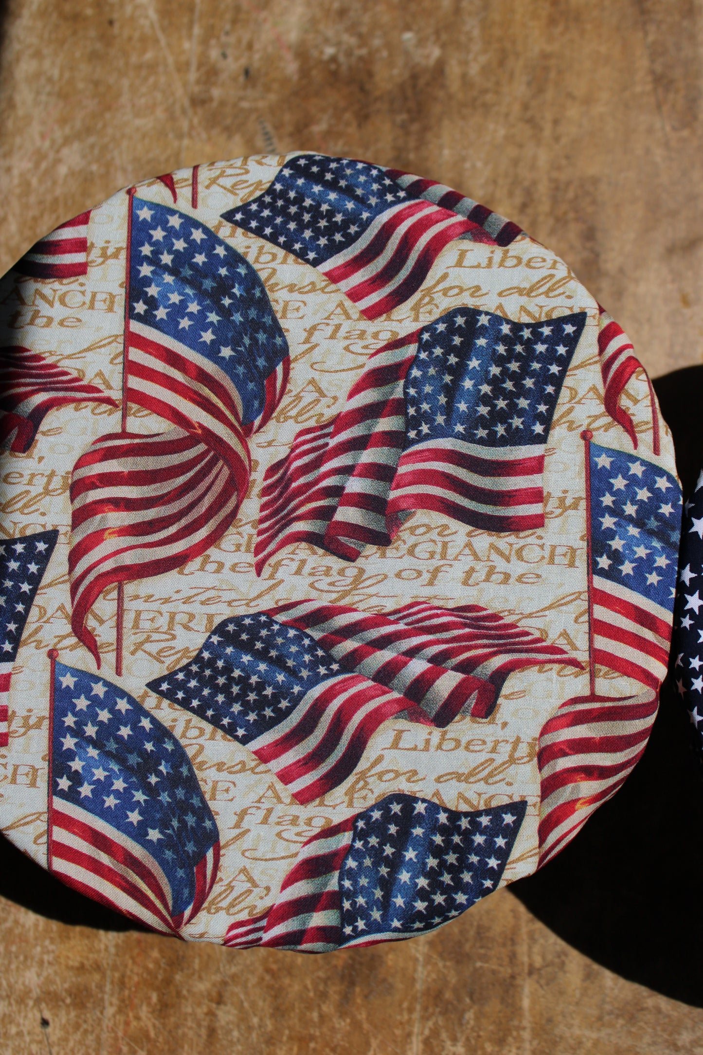 Americana Pledge of Allegiance Reversible Bowl Cover