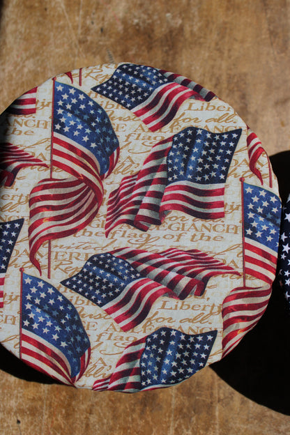 Americana Pledge of Allegiance Reversible Bowl Cover