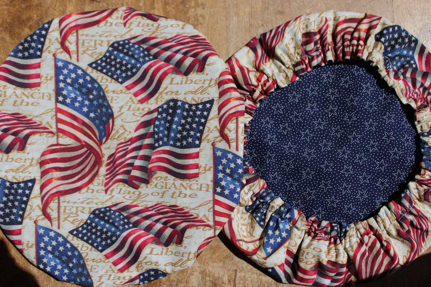 Americana Pledge of Allegiance Reversible Bowl Cover