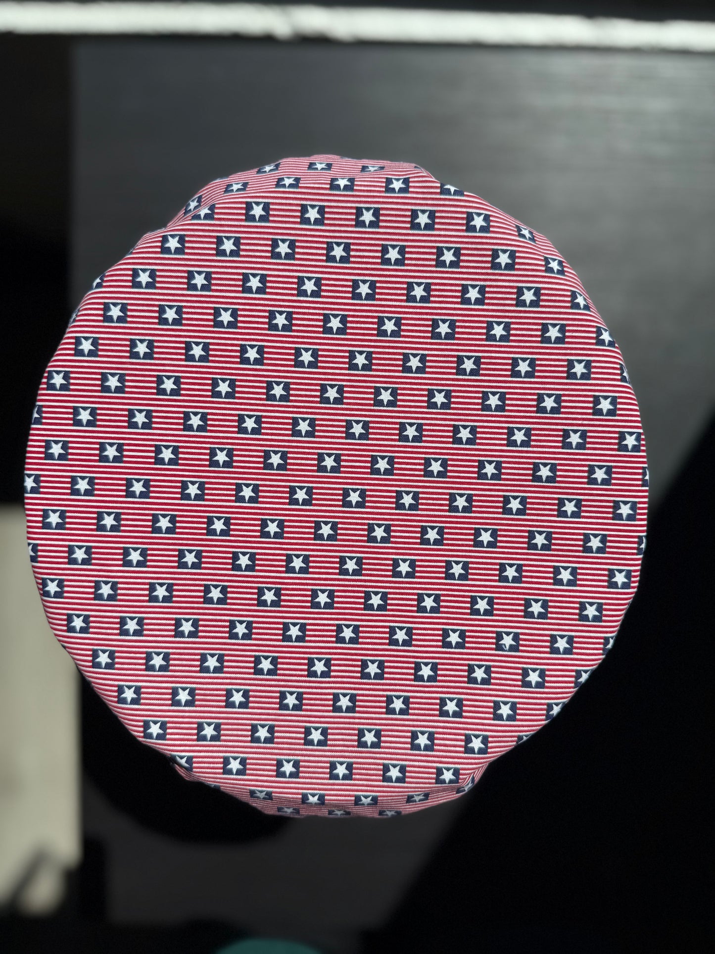 Americana Stars & Stripes Bowl Cover | Reversible Sourdough Cover