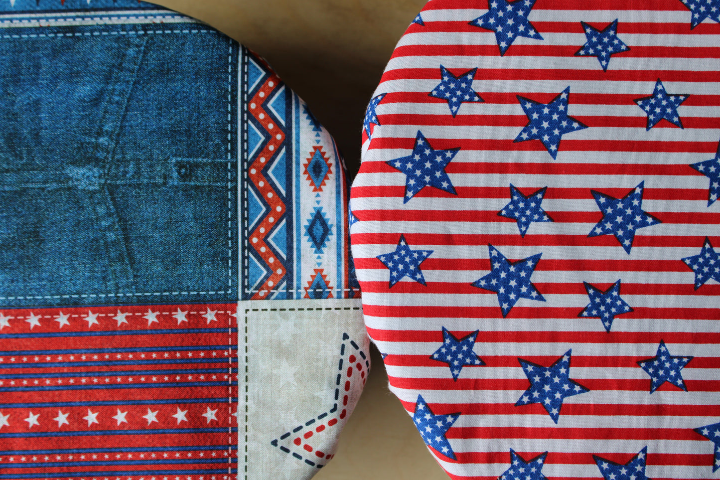 Americana Patchwork Bowl Cover