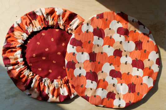 Pumpkin Patch Reversible Bowl Cover | Fall Collection