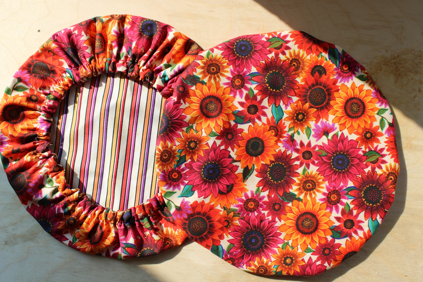 Autumn Blooms Reversible Bowl Cover | Fall Collection