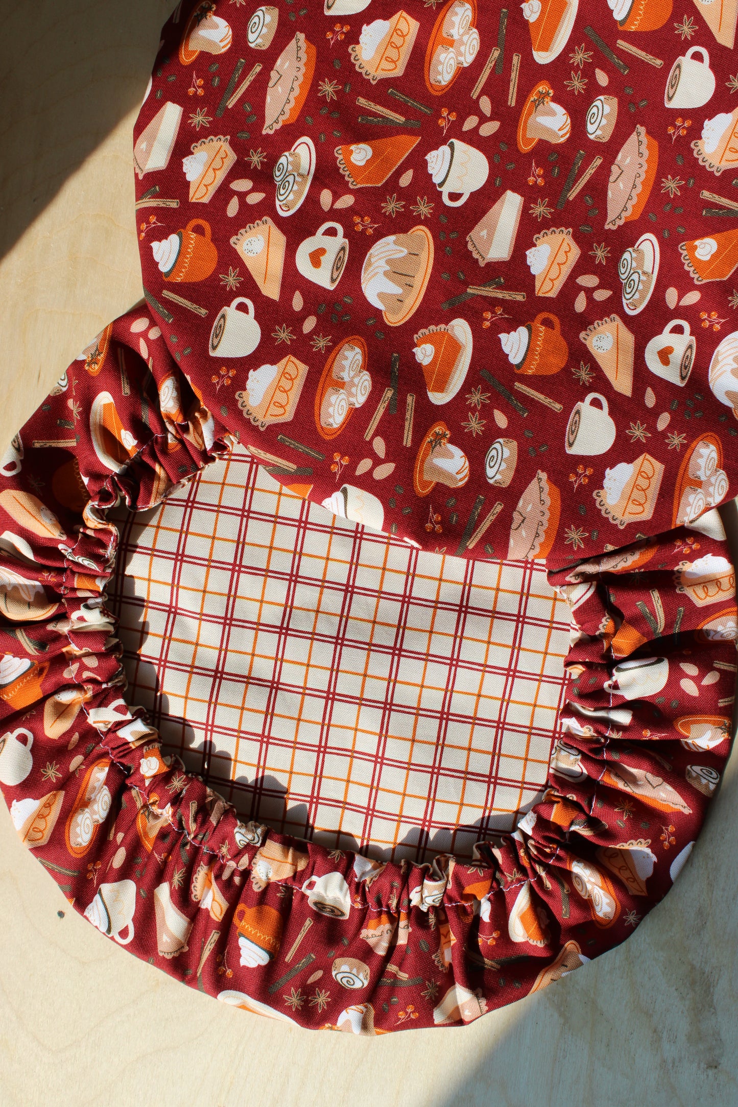 Pie Season Reversible Bowl Cover | Fall Collection