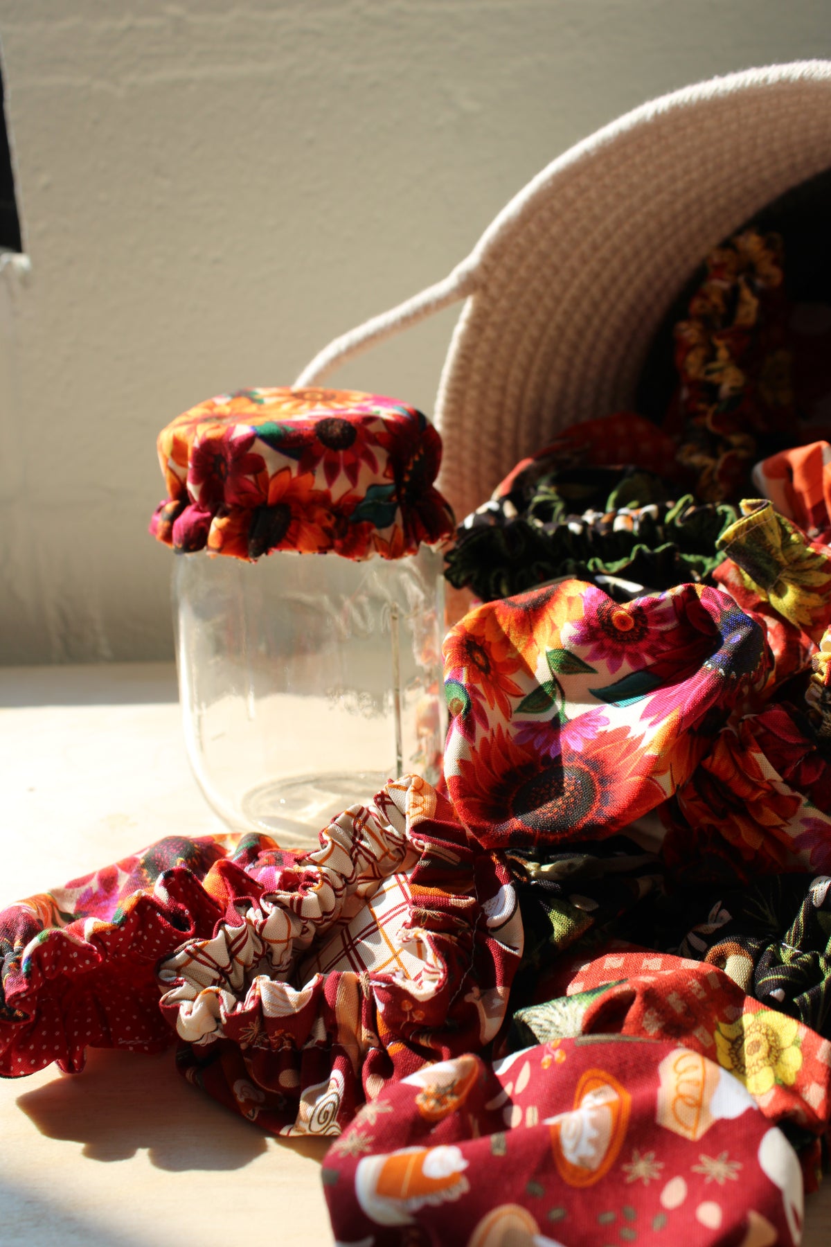 Fall Assorted Jar Covers | Handmade & Reversible