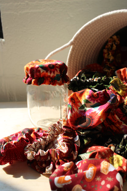 Fall Assorted Jar Covers | Handmade & Reversible