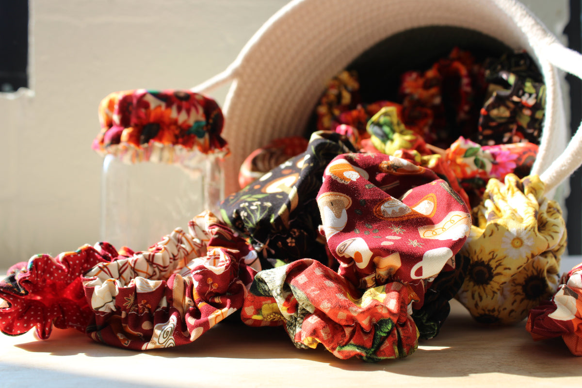 Fall Assorted Jar Covers | Handmade & Reversible