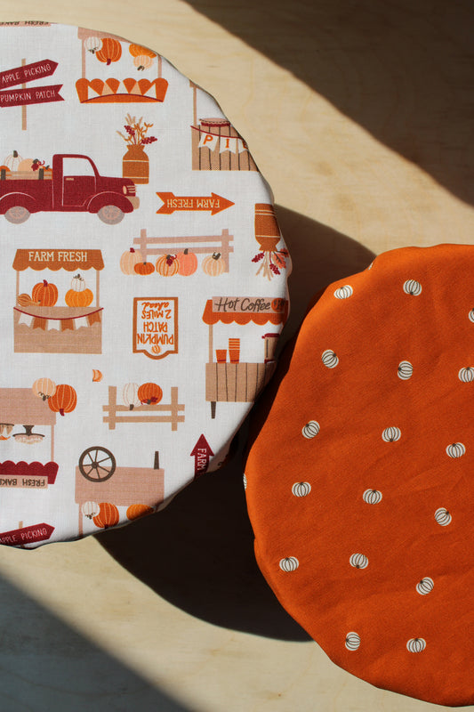 Harvest Market Bowl + Jar Cover Bundle| Fall Collection