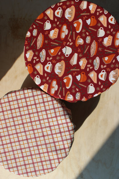 Pie Season Reversible Bowl Cover | Fall Collection