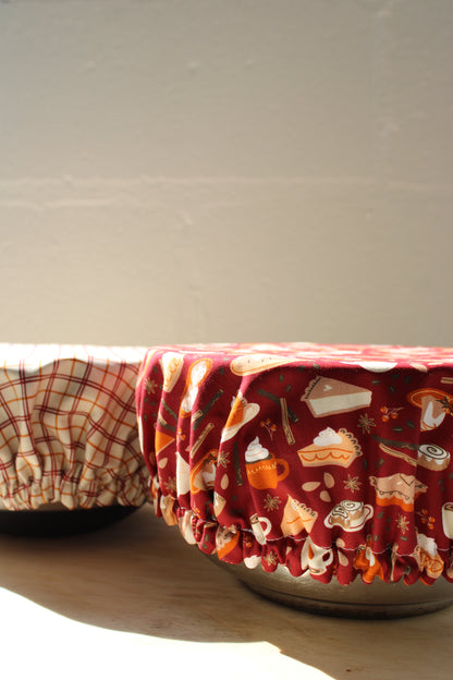 Pie Season Reversible Bowl Cover | Fall Collection