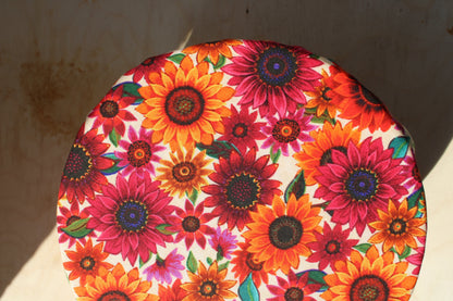 Autumn Blooms Reversible Bowl Cover | Fall Collection
