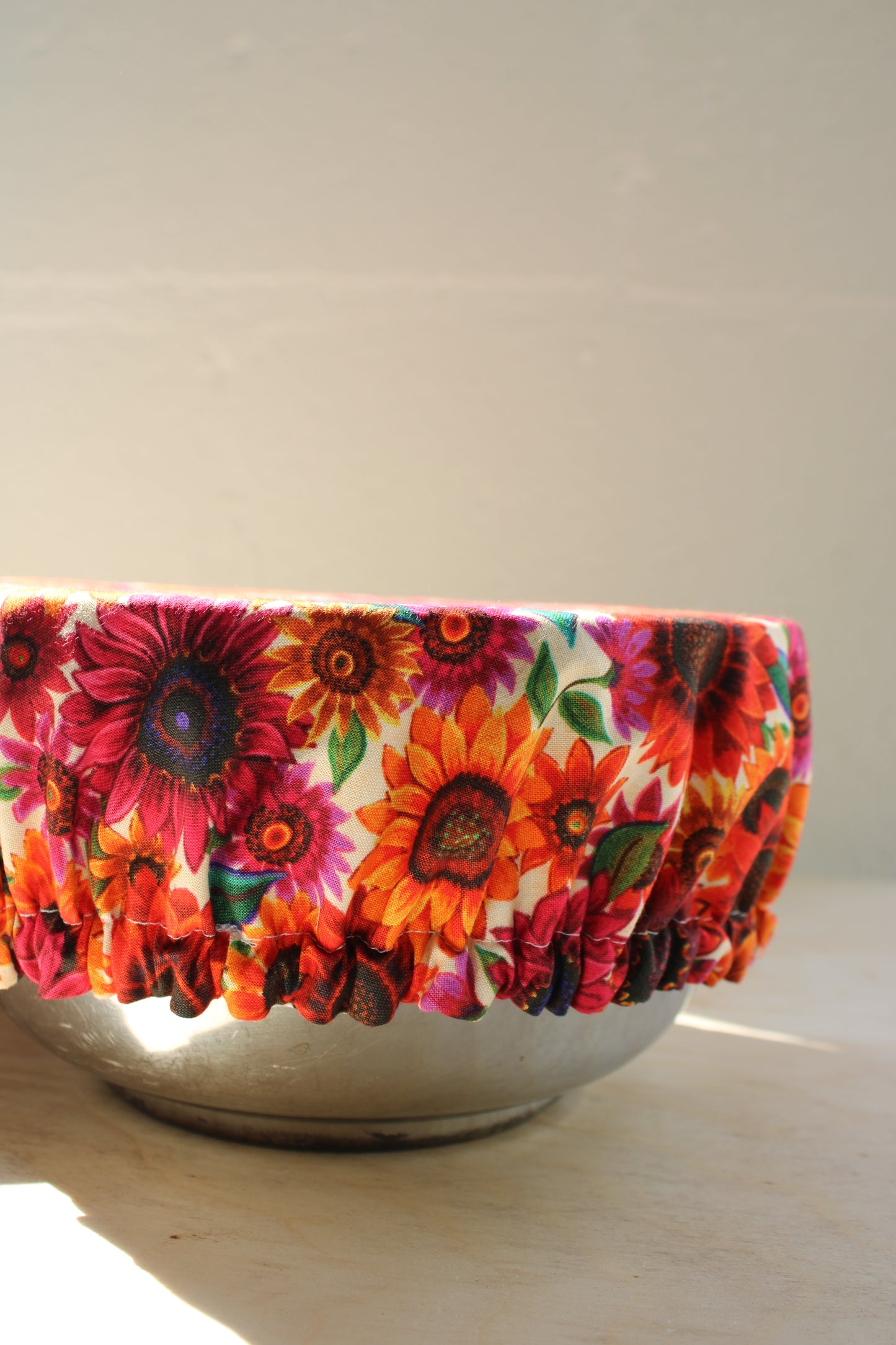 Autumn Blooms Reversible Bowl Cover | Fall Collection