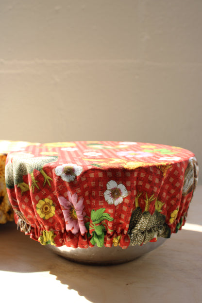 Harvest Hen Reversible Bowl Cover | Fall Collection