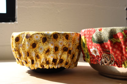 Harvest Hen Reversible Bowl Cover | Fall Collection