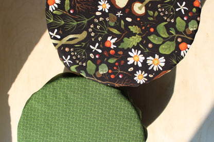 Woodland Forage Reversible Bowl Cover | Fall Collection
