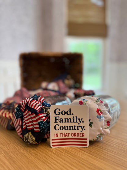 Limited-Edition Americana Collection Mason Jar Covers