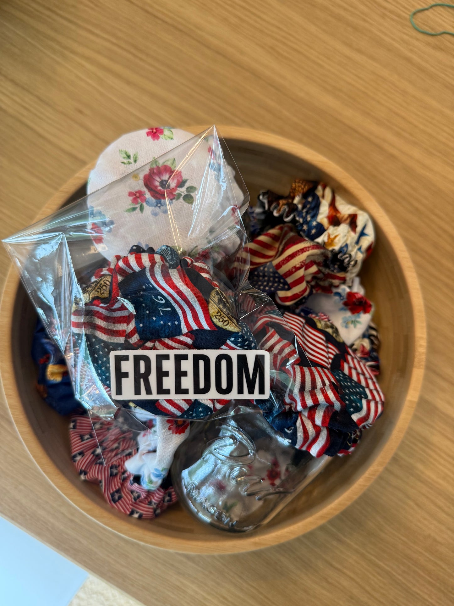 Limited-Edition Americana Collection Mason Jar Covers