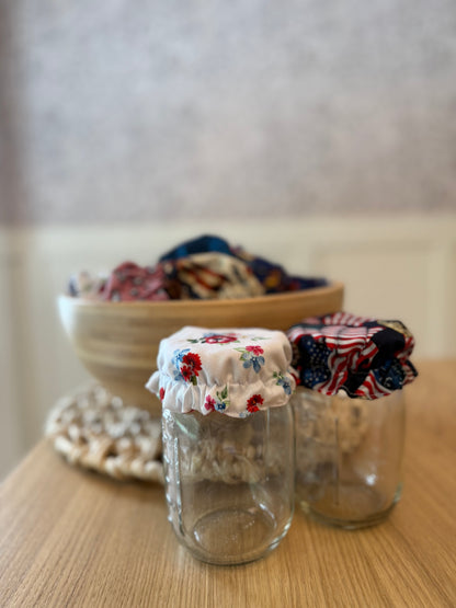 Limited-Edition Americana Collection Mason Jar Covers