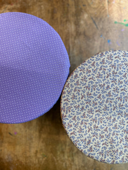 Bluebell & Lavender Reversible Bowl Cover